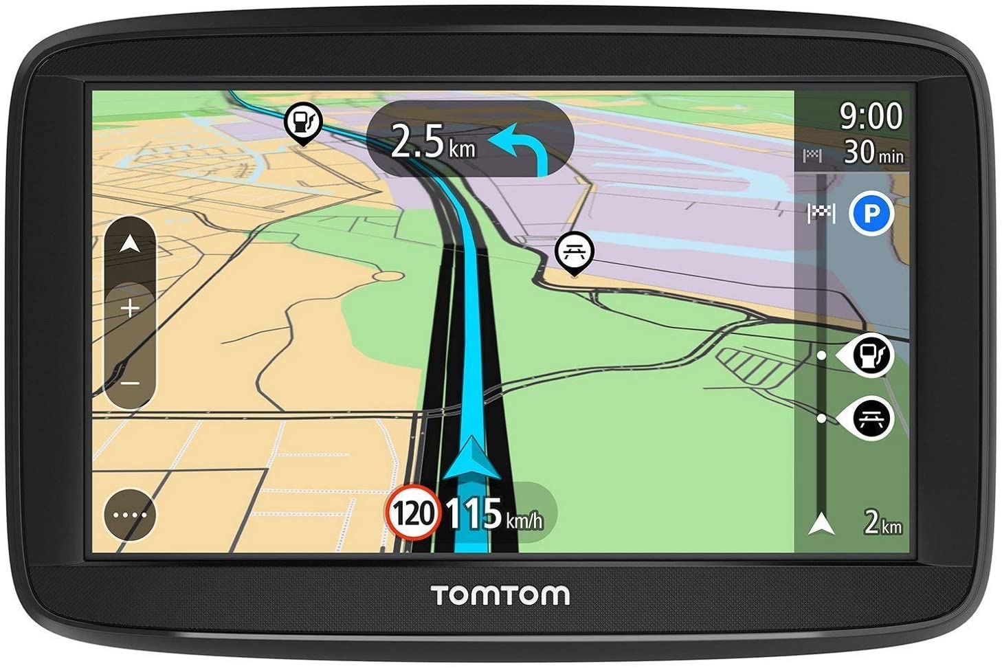TomTom GPS para coche Start 52 Lite, 5 pulgadas, mapas de la UE, soporte reversible integrado
