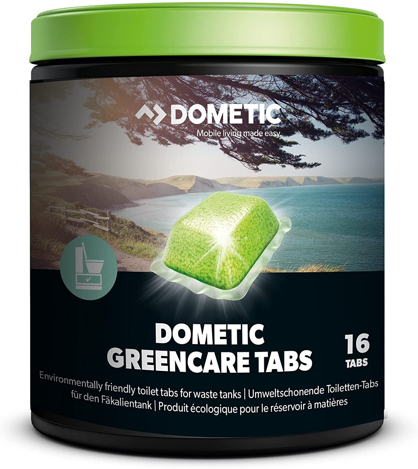 Dometic Greencare Tabs Pastillas Ecológicas Autodegradables para Tanque de Aguas Negras