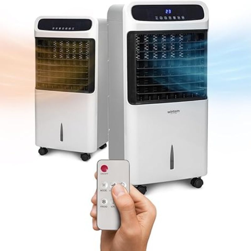 enfriador de aire caliente de 10 litros, aire caliente y aire frío enfriador de aire caliente de 10 litros, aire caliente y aire frío