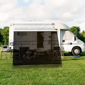 toldo para caravana con cremallera